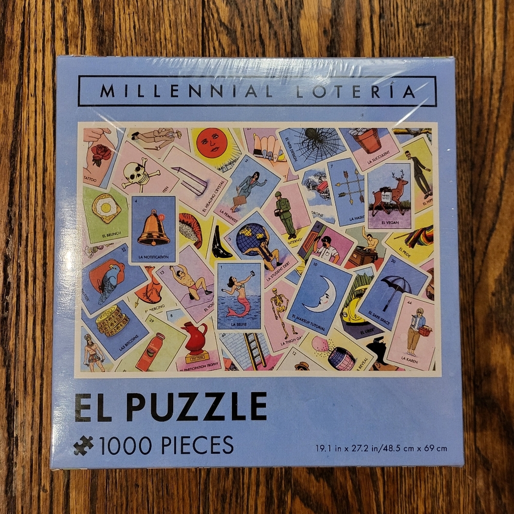 Millennial Lotería El Puzzle 1000 Pieces